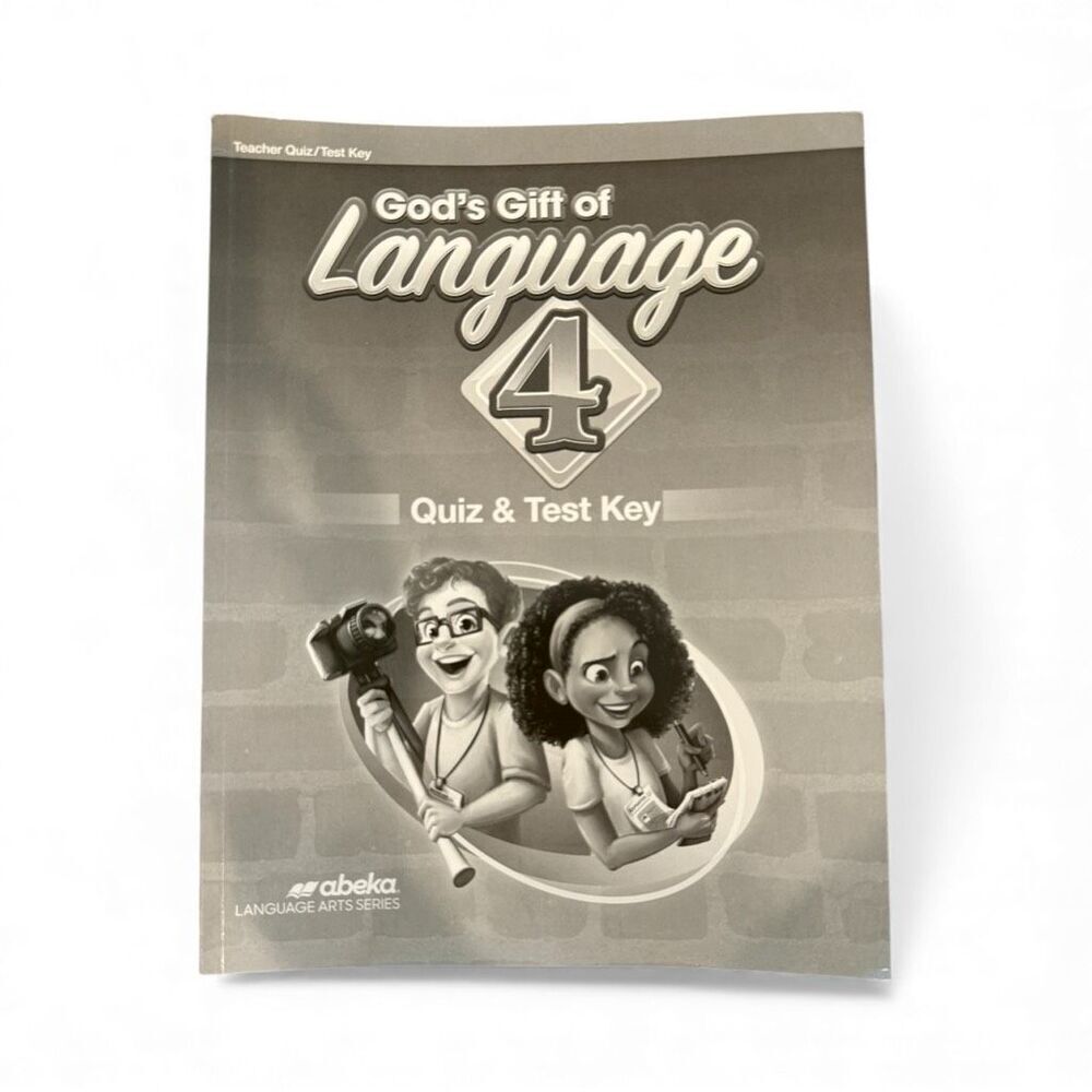 New Abeka 4th Grade 4 Language Curriculum Teacher Quiz Test Answer Key
